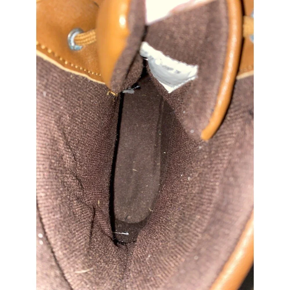 Mens Arctic Shield ~ Size 8M MEN~ Rubber & Leather Waterproof  Boots Tan